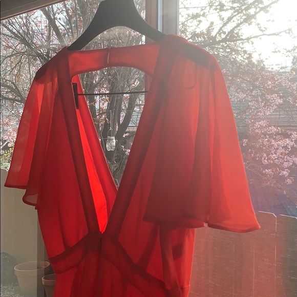 ASOS Flutter Sleeved Dress - Picture 2 of 13